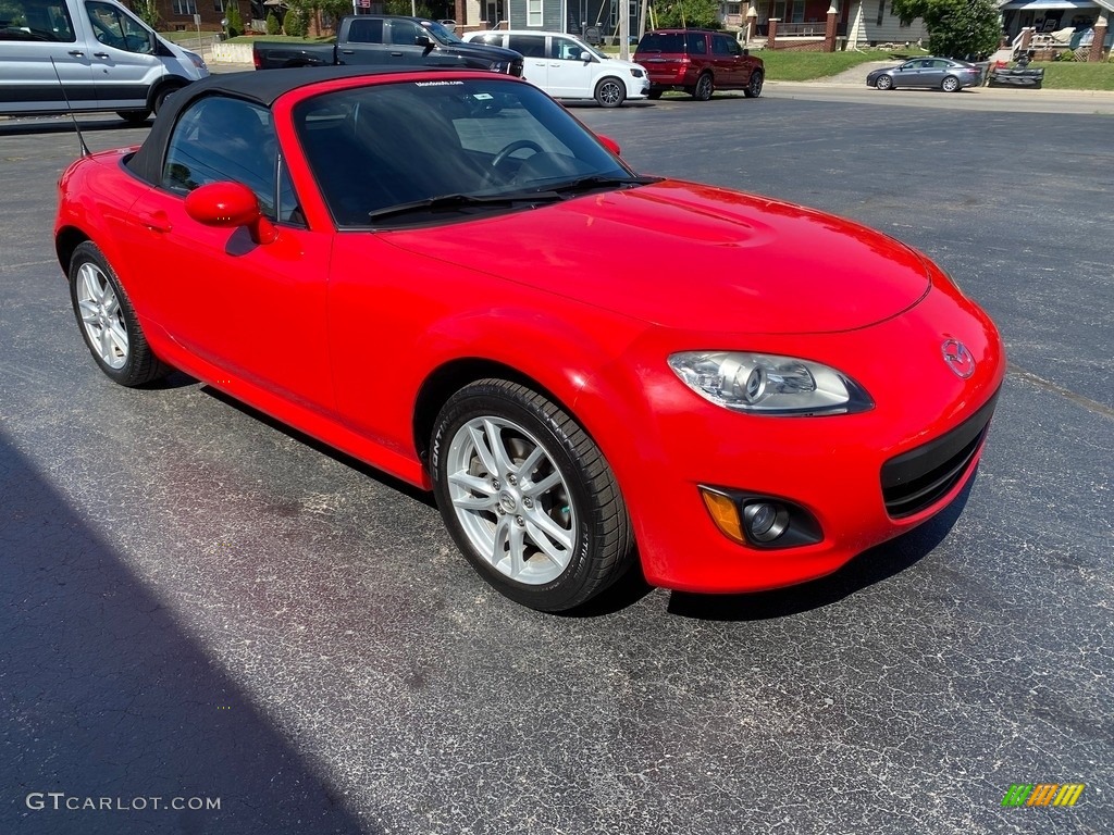 2012 MX-5 Miata Sport Roadster - True Red / Black photo #6