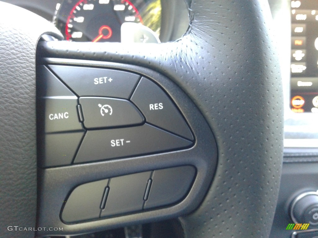 2020 Dodge Charger Daytona Black Steering Wheel Photo #139046611