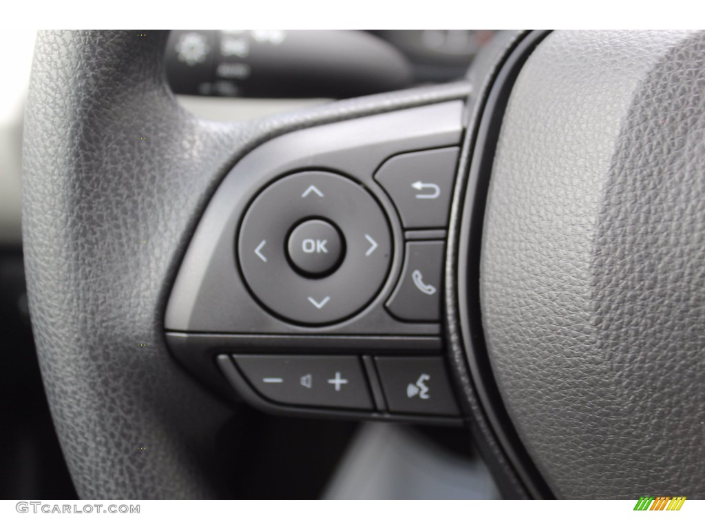 2021 Toyota Corolla L Light Gray/Moonstone Steering Wheel Photo #139046995