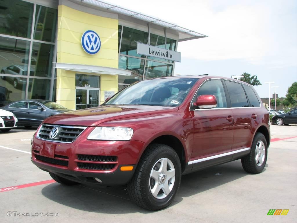 Colorado Red Metallic Volkswagen Touareg