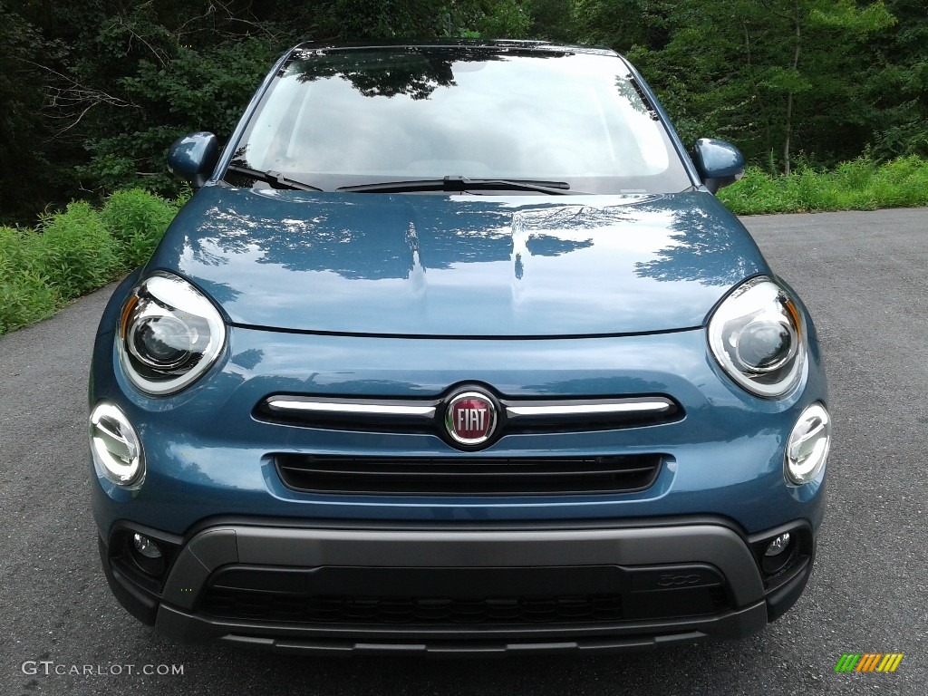 Blue Sky Metallic 2020 Fiat 500X Trekking AWD Exterior Photo #139047649
