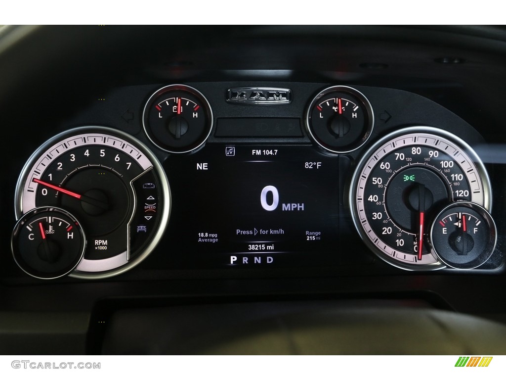 2017 1500 Big Horn Crew Cab 4x4 - Maximum Steel Metallic / Black/Diesel Gray photo #8