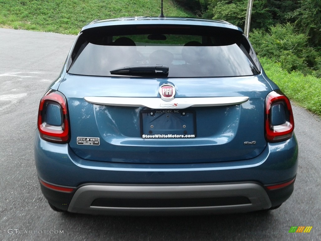 2020 500X Trekking AWD - Blue Sky Metallic / Black photo #7