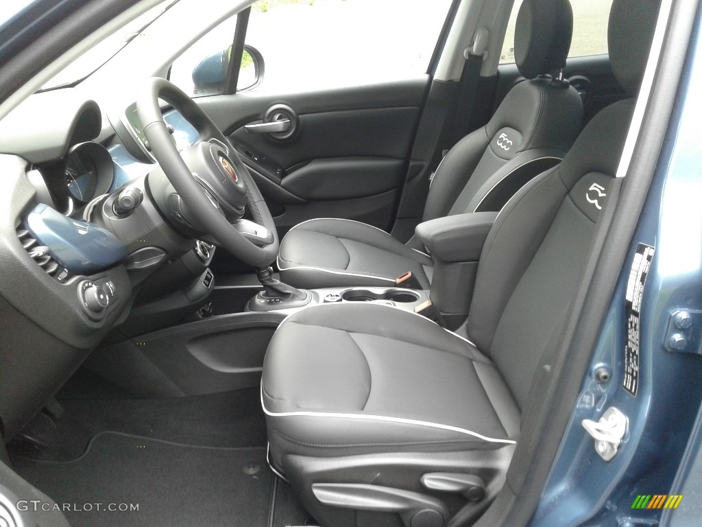 Black Interior 2020 Fiat 500X Trekking AWD Photo #139047817