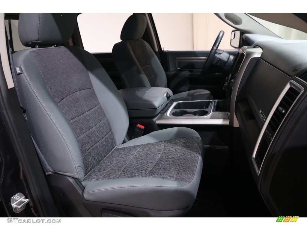 2017 1500 Big Horn Crew Cab 4x4 - Maximum Steel Metallic / Black/Diesel Gray photo #21