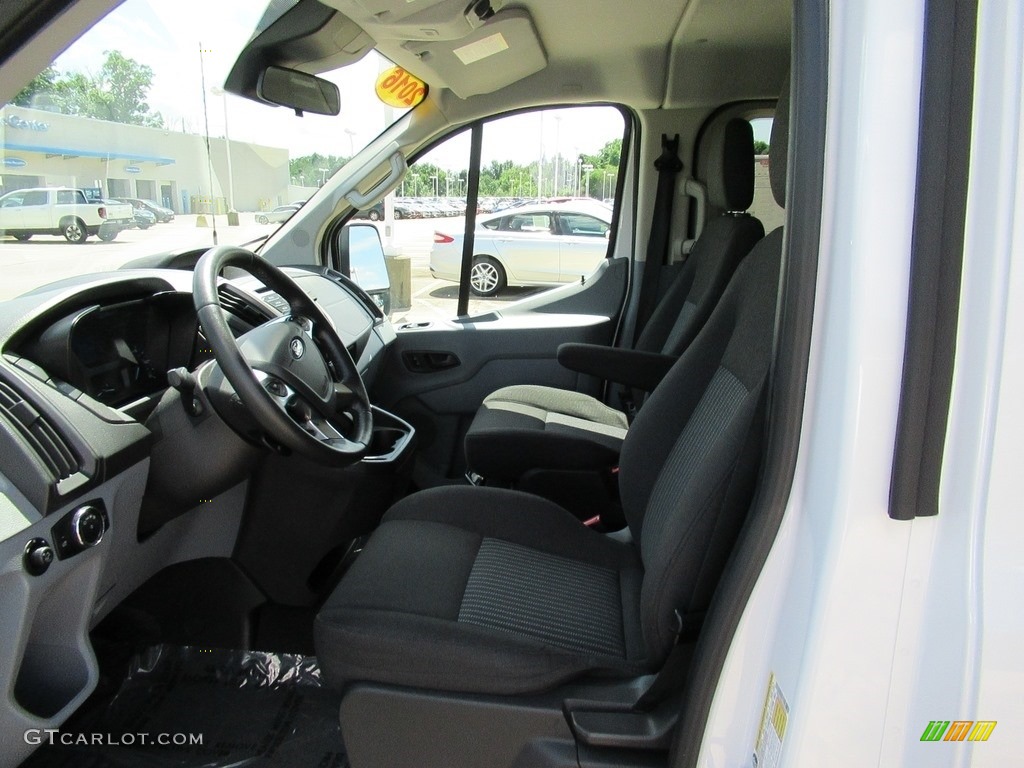 Charcoal Black Interior 2016 Ford Transit 350 Van XLT LR Long Photo #139048876