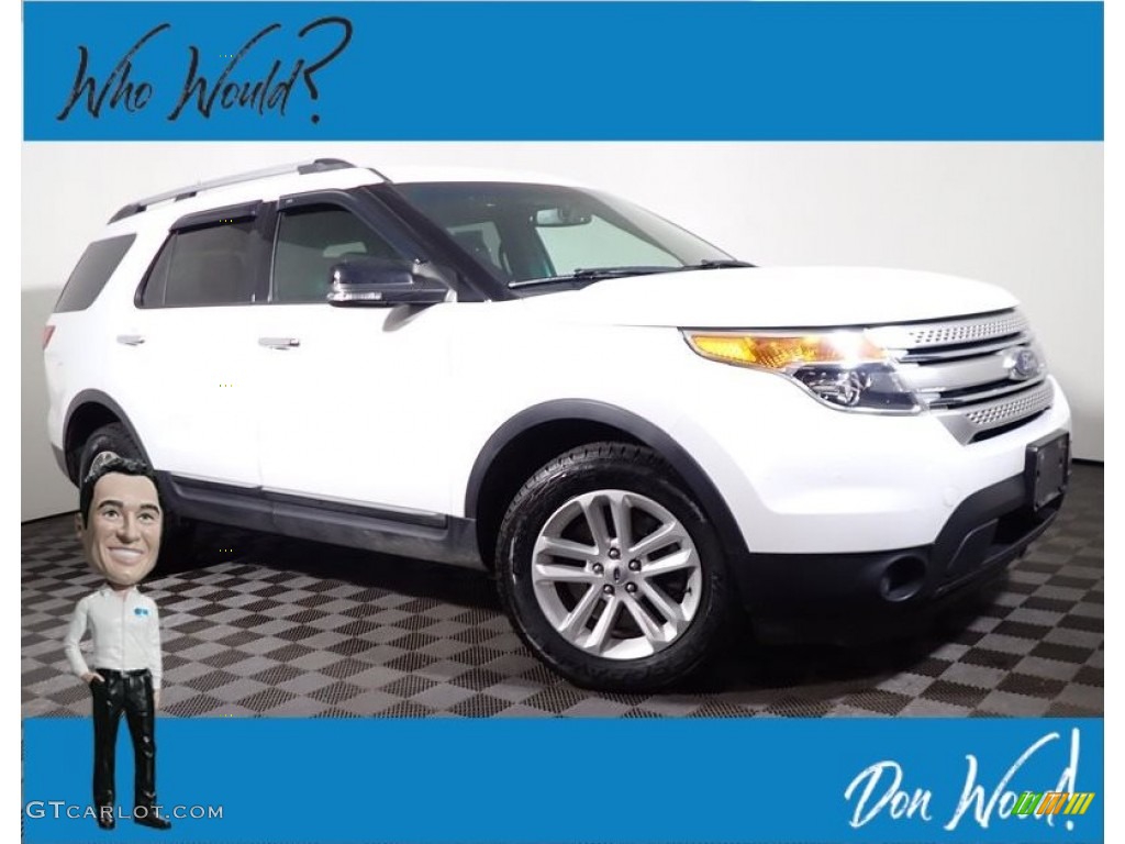 Oxford White Ford Explorer