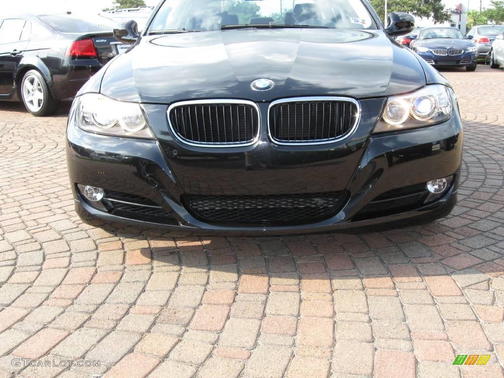 2009 3 Series 328i Sedan - Jet Black / Black photo #3