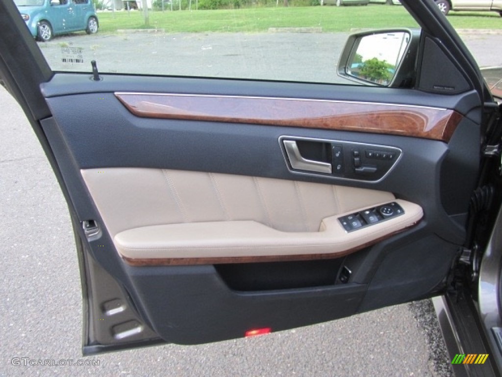 2012 E 350 4Matic Sedan - Indium Grey Metallic / Almond/Mocha photo #18