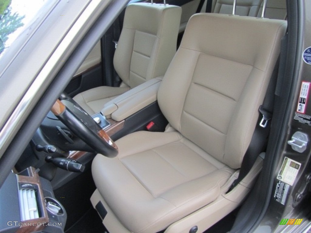 2012 E 350 4Matic Sedan - Indium Grey Metallic / Almond/Mocha photo #19