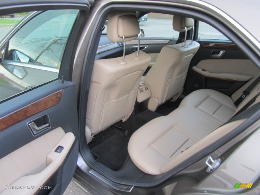 2012 E 350 4Matic Sedan - Indium Grey Metallic / Almond/Mocha photo #20