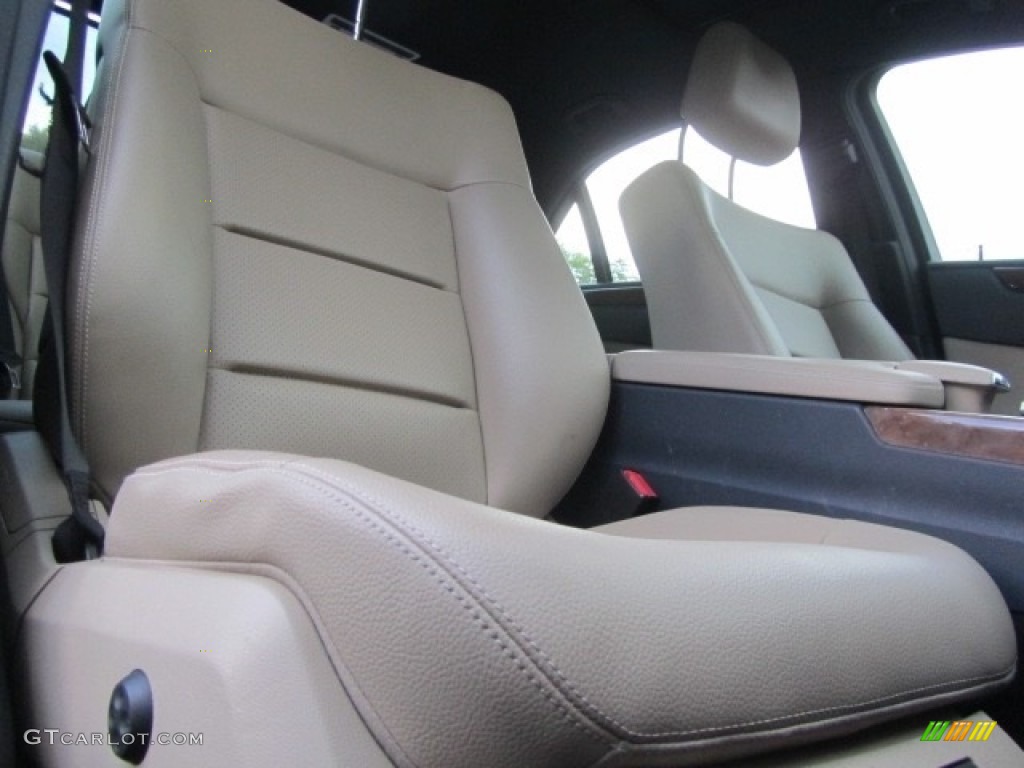 2012 E 350 4Matic Sedan - Indium Grey Metallic / Almond/Mocha photo #23
