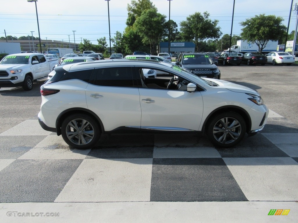 2020 Murano Platinum - Pearl White Tricoat / Cashmere photo #3