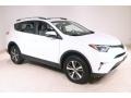 Super White 2017 Toyota RAV4 XLE