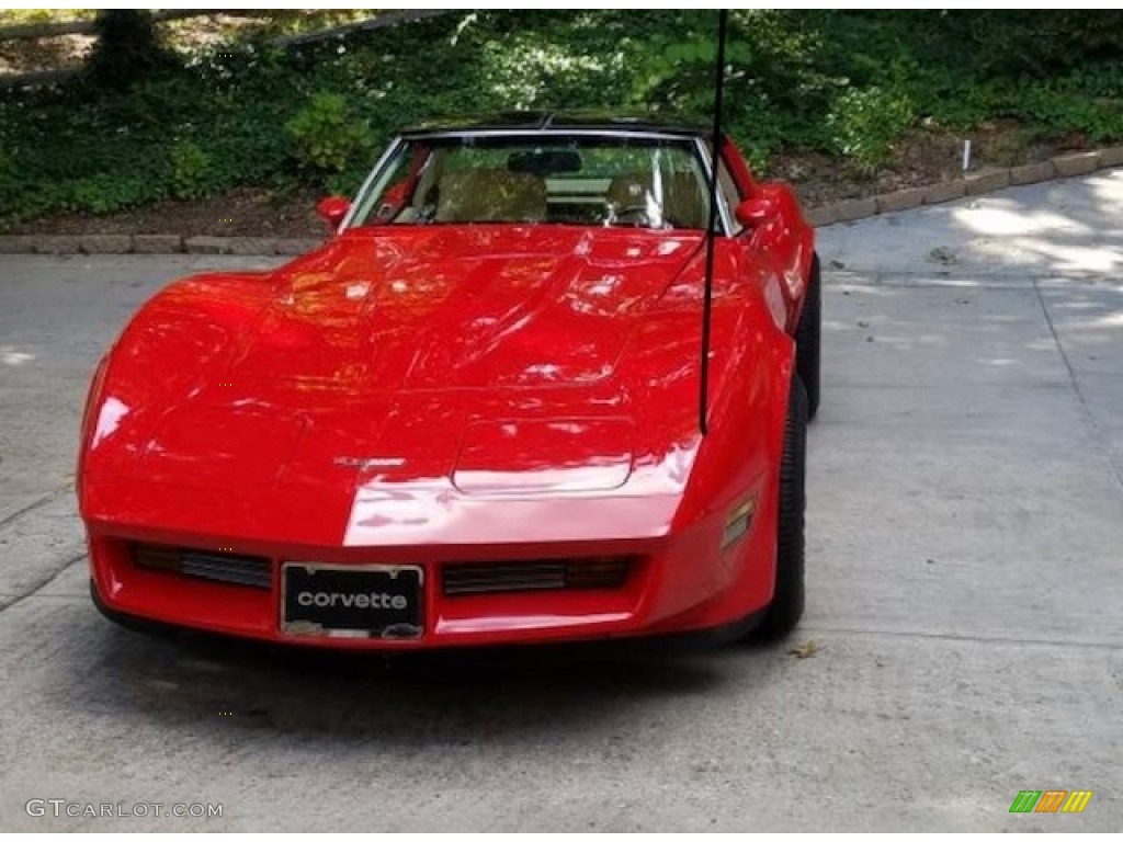 1980 Corvette Coupe - Red / Doeskin photo #3