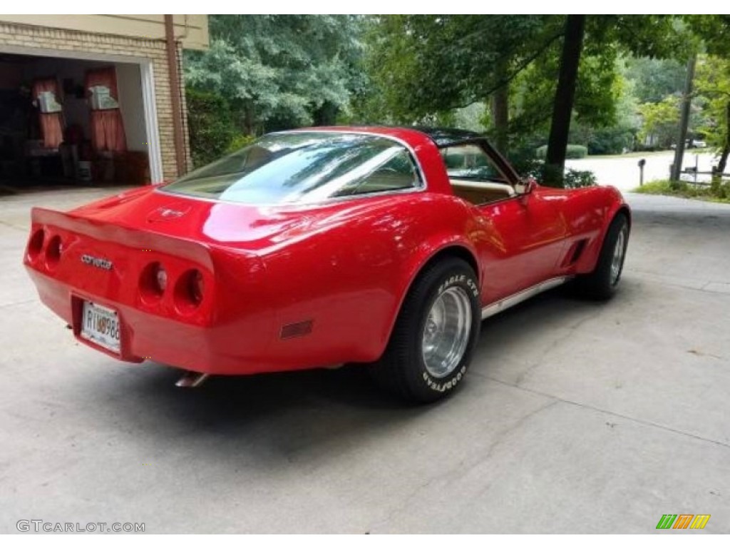 1980 Corvette Coupe - Red / Doeskin photo #6