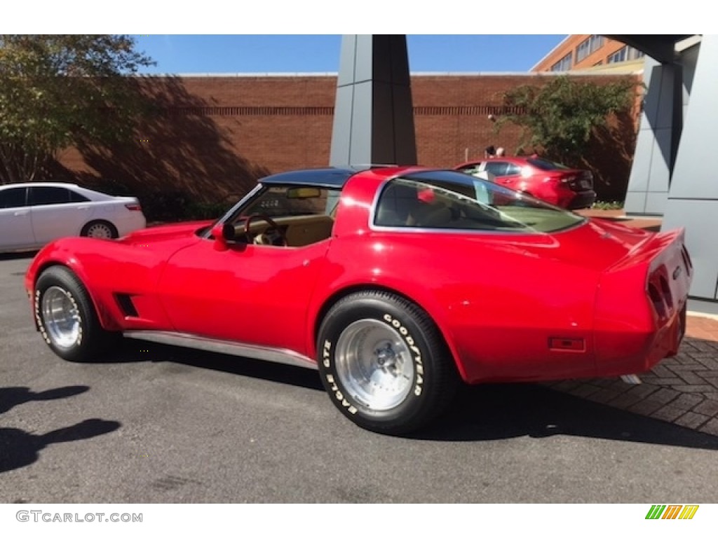 1980 Corvette Coupe - Red / Doeskin photo #7