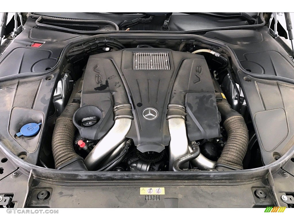 2017 Mercedes-Benz S 550 Sedan 4.7 Liter DI biturbo DOHC 32-Valve VVT V8 Engine Photo #139054464