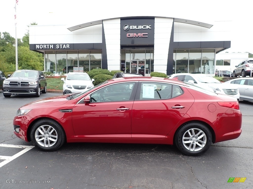 2012 Optima LX - Spicy Red / Beige photo #13