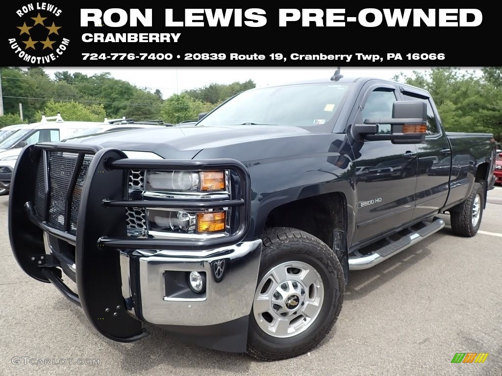 2019 Silverado 2500HD LT Crew Cab 4WD - Deep Ocean Blue Metallic / Jet Black photo #1