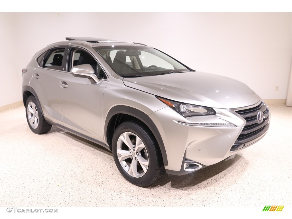 2017 NX 300h AWD - Atomic Silver / Black photo #1