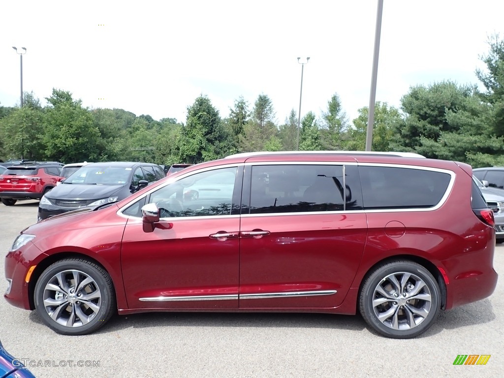 2020 Pacifica Limited - Velvet Red Pearl / Deep Mocha/Black photo #9