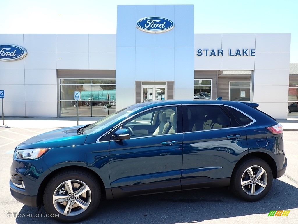 2020 Edge SEL AWD - Dark Persian Green Metallic / Dune photo #1