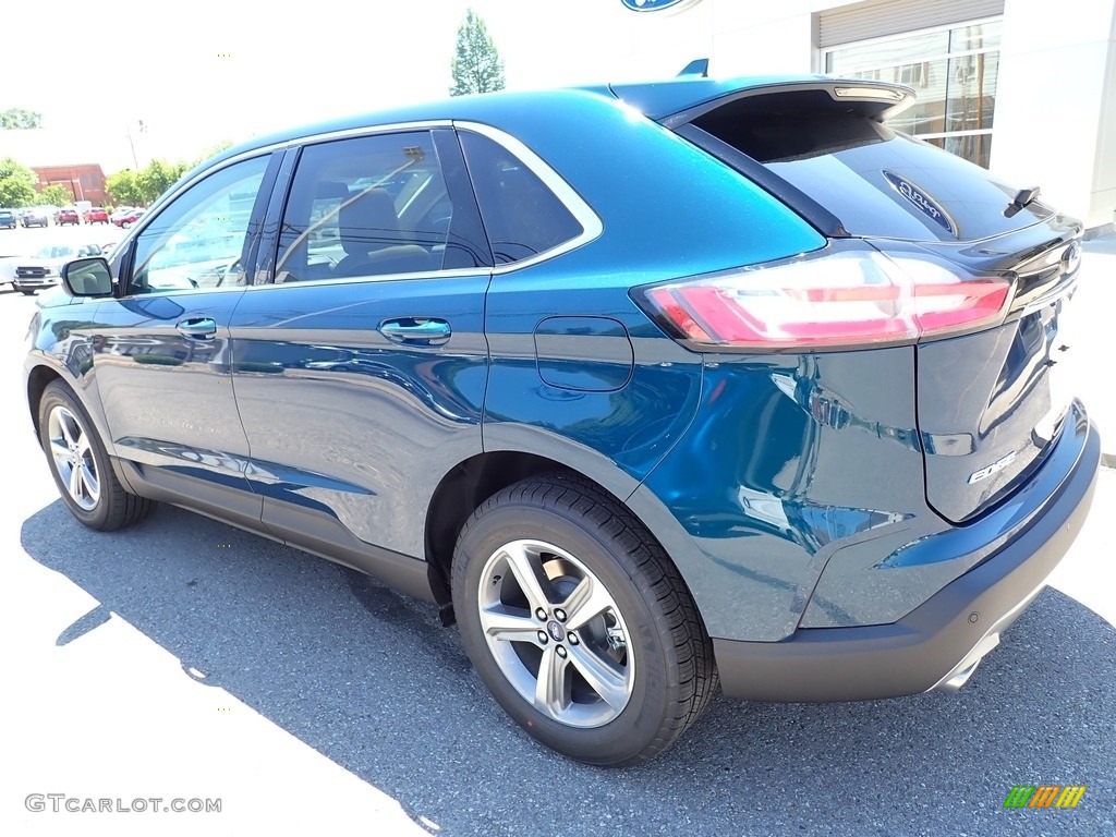 2020 Edge SEL AWD - Dark Persian Green Metallic / Dune photo #3
