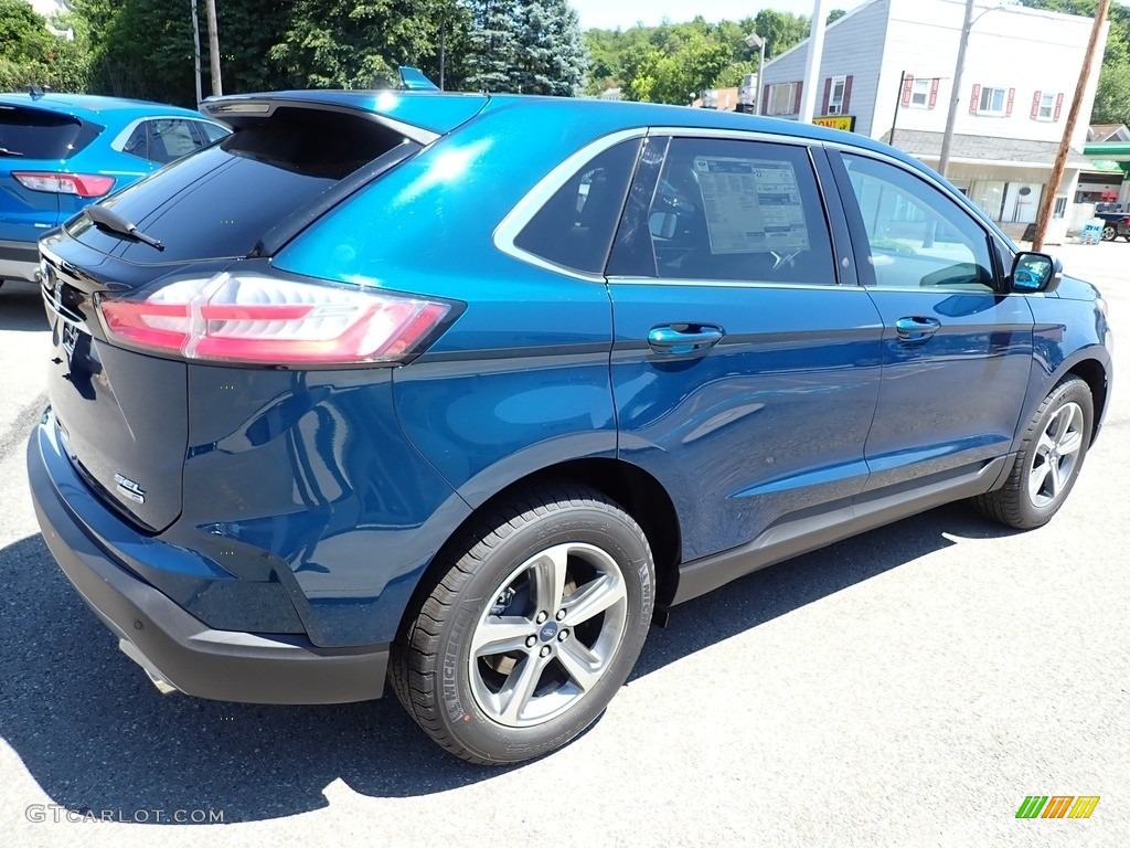 2020 Edge SEL AWD - Dark Persian Green Metallic / Dune photo #6