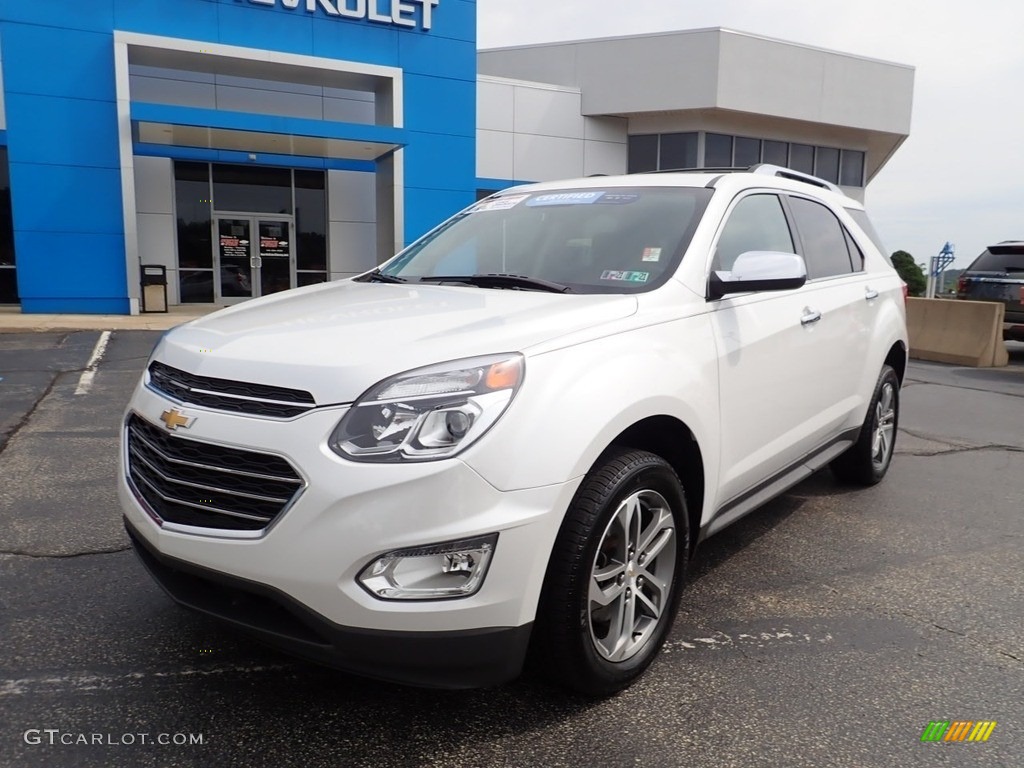 2017 Equinox Premier AWD - Iridescent Pearl Tricoat / Saddle Up/Jet Black photo #2