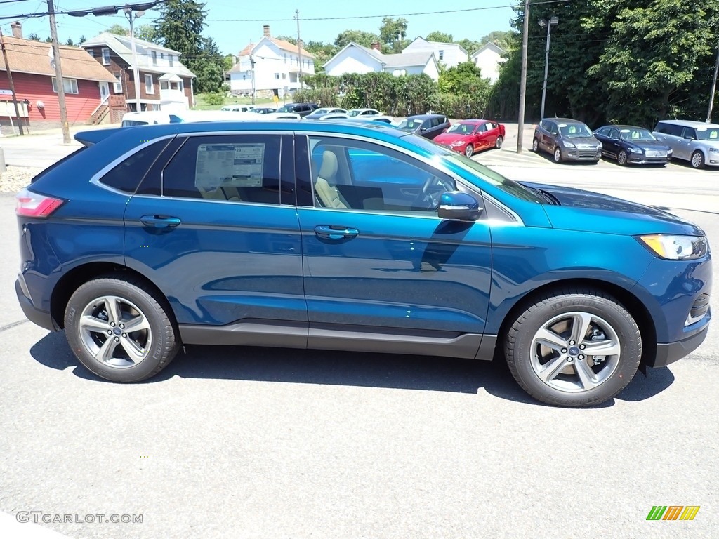 2020 Edge SEL AWD - Dark Persian Green Metallic / Dune photo #7