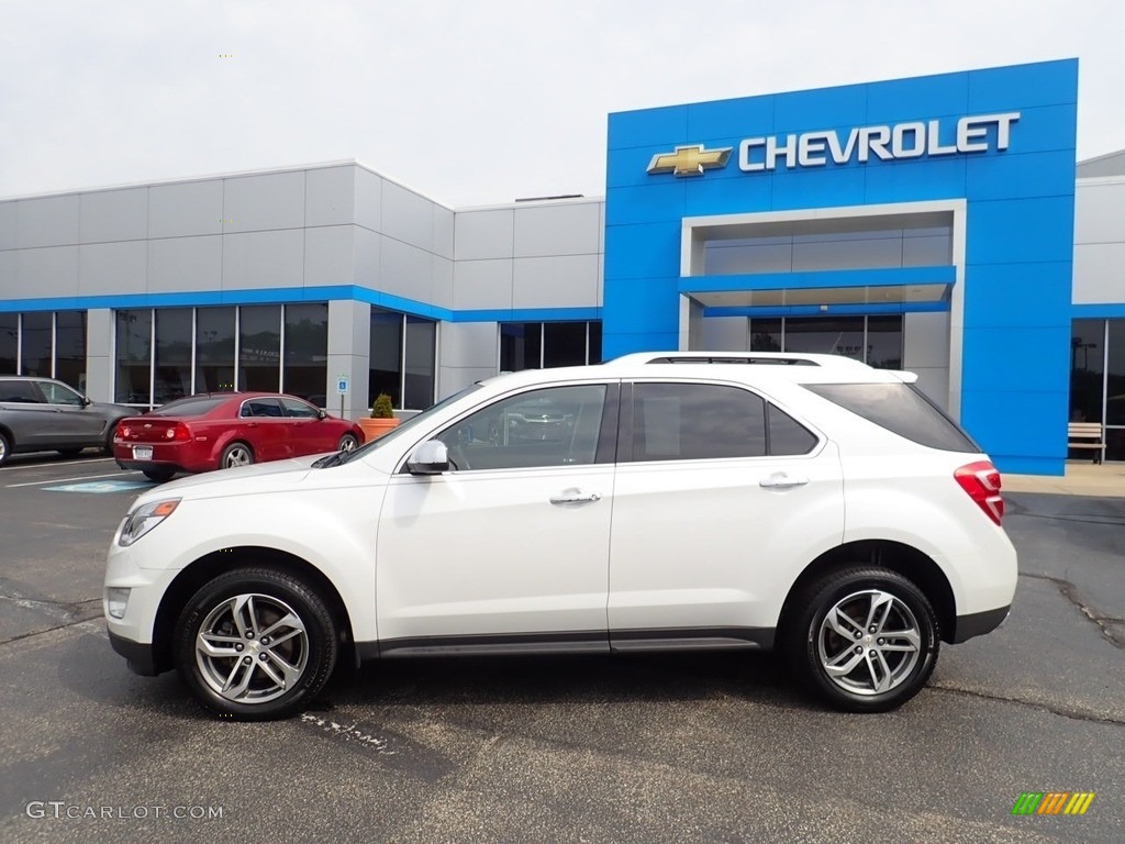 2017 Equinox Premier AWD - Iridescent Pearl Tricoat / Saddle Up/Jet Black photo #3