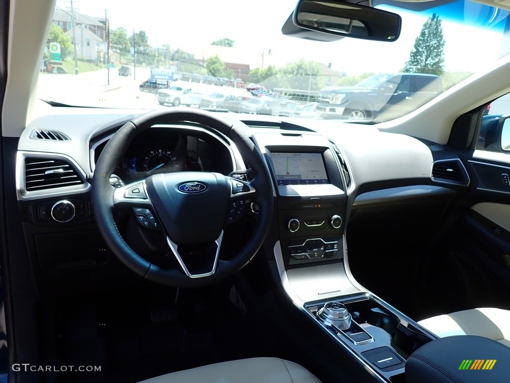 2020 Edge SEL AWD - Dark Persian Green Metallic / Dune photo #13