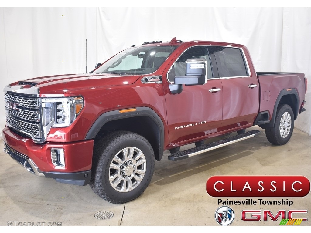 2020 Sierra 2500HD Denali Crew Cab 4WD - Red Quartz Tintcoat / Jet Black photo #1