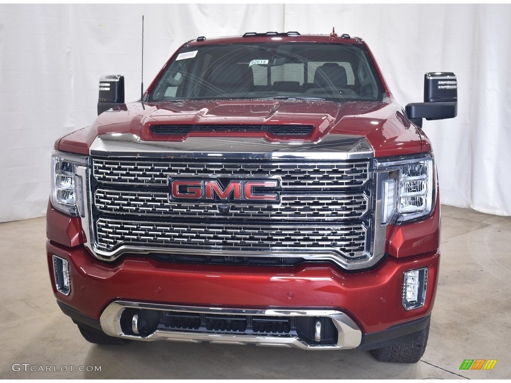 2020 Sierra 2500HD Denali Crew Cab 4WD - Red Quartz Tintcoat / Jet Black photo #4