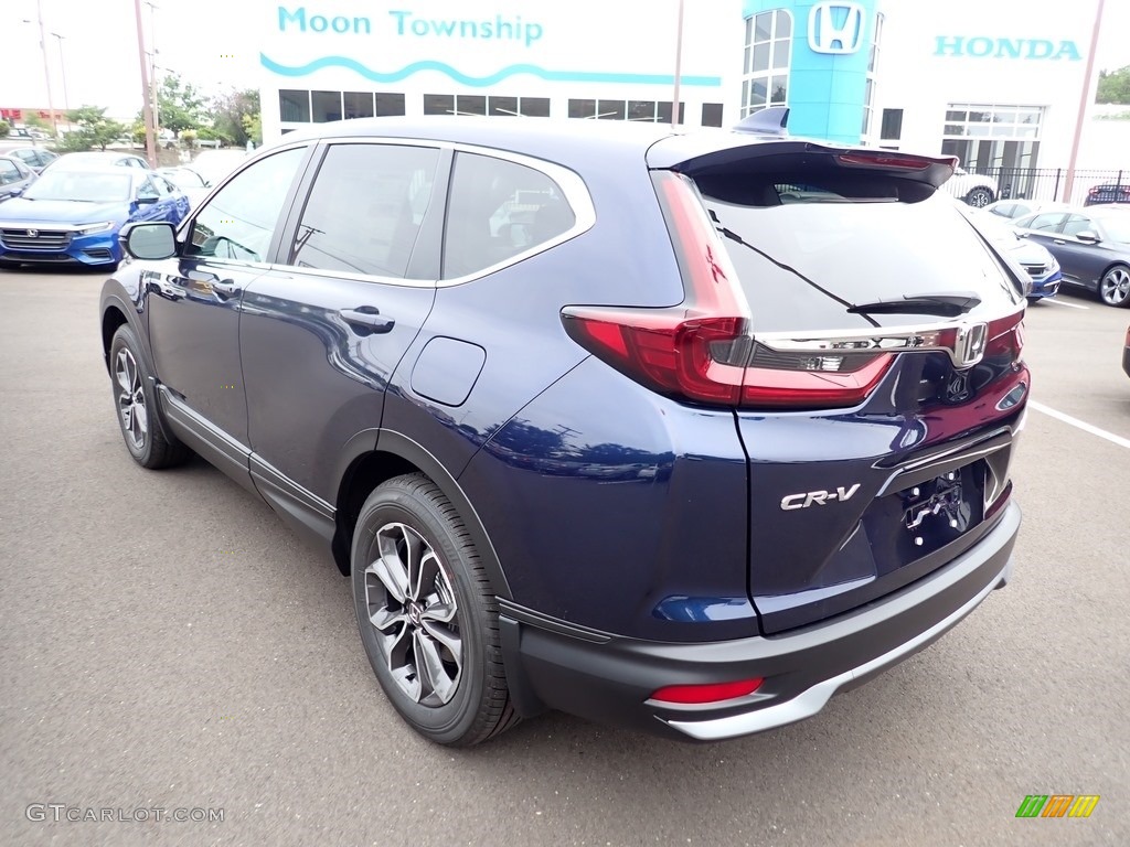 2020 CR-V EX-L AWD - Obsidian Blue Pearl / Gray photo #3