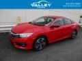 2017 Rallye Red Honda Civic EX-L Sedan  photo #1