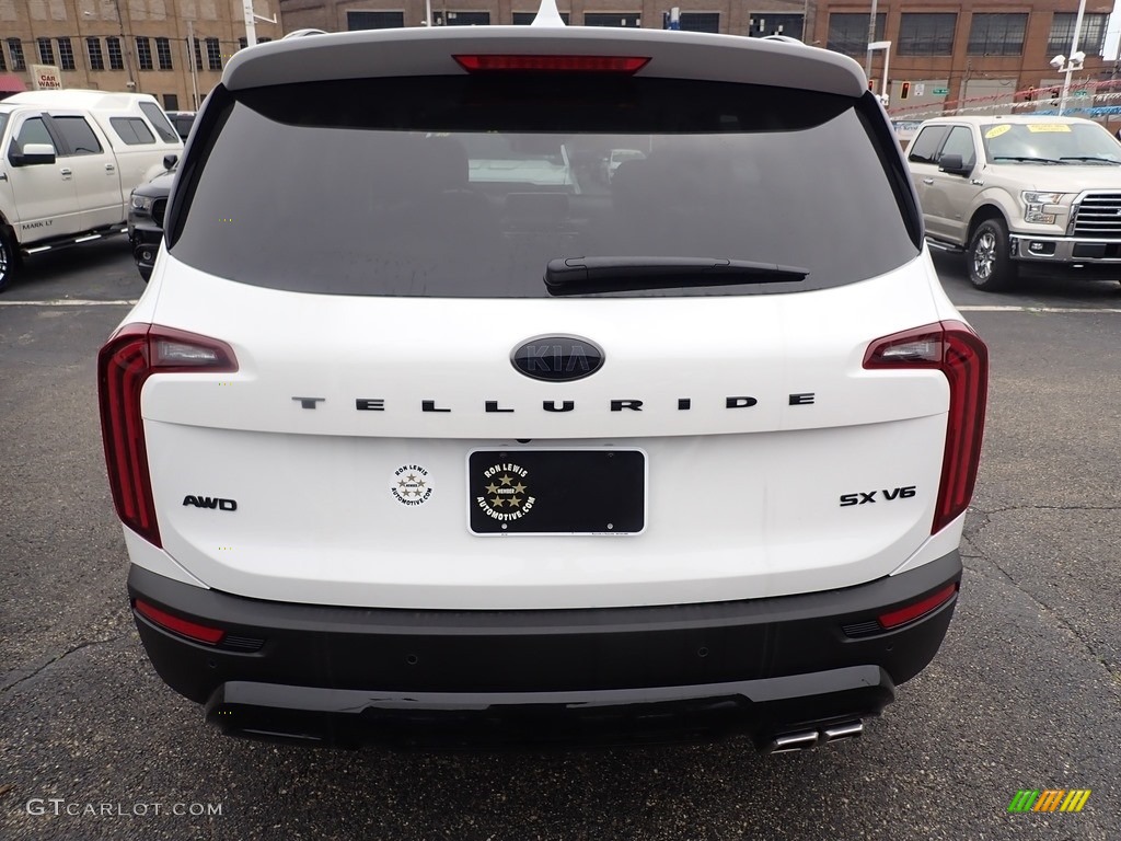 2021 Telluride SX AWD - Snow White Pearl / Black photo #8