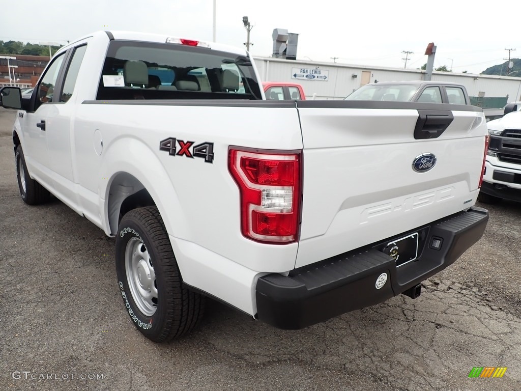 2020 F150 XL SuperCab 4x4 - Oxford White / Medium Earth Gray photo #4