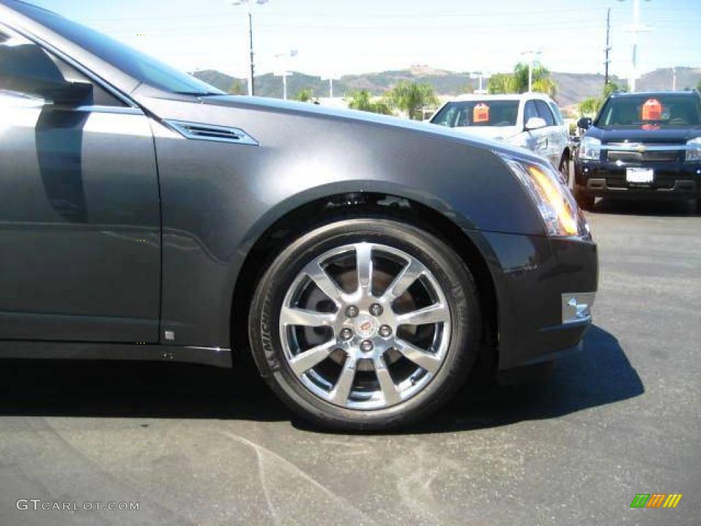 2009 CTS Sedan - Thunder Gray ChromaFlair / Ebony photo #7