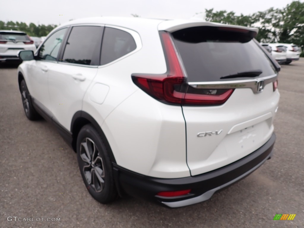 2020 CR-V EX-L AWD - Platinum White Pearl / Black photo #3