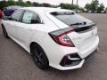 2020 Platinum White Pearl Honda Civic EX Hatchback  photo #2