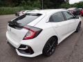 Platinum White Pearl - Civic EX Hatchback Photo No. 4