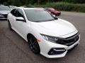 Platinum White Pearl - Civic EX Hatchback Photo No. 5