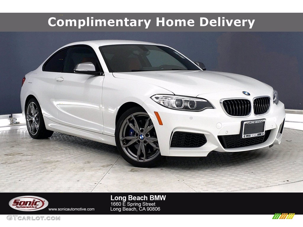 2017 2 Series M240i Coupe - Alpine White / Coral Red photo #1