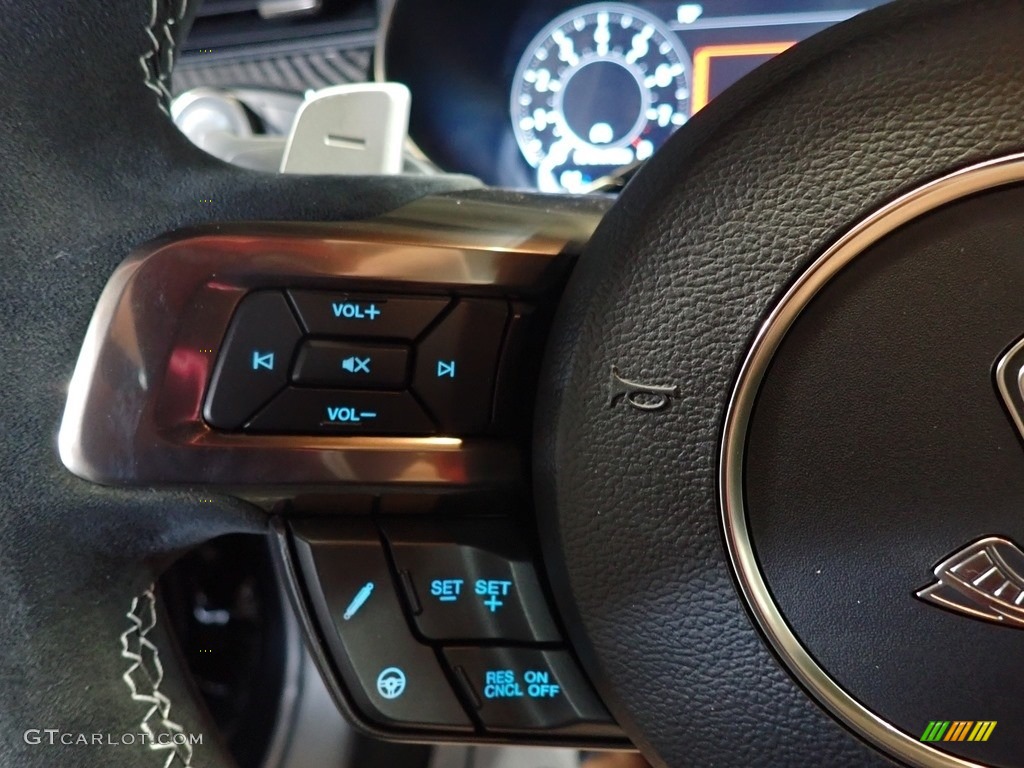 2020 Ford Mustang Shelby GT500 GT500 Recaro/Ebony/Smoke Gray Accents Steering Wheel Photo #139063440