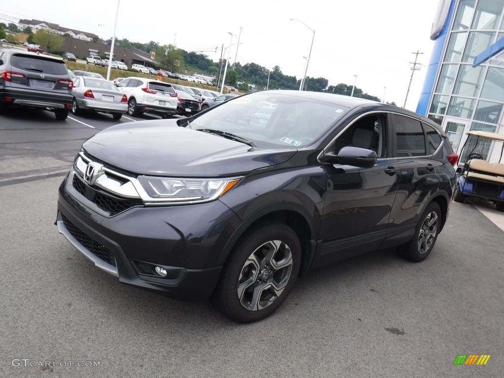 2017 CR-V EX AWD - Gunmetal Metallic / Gray photo #6