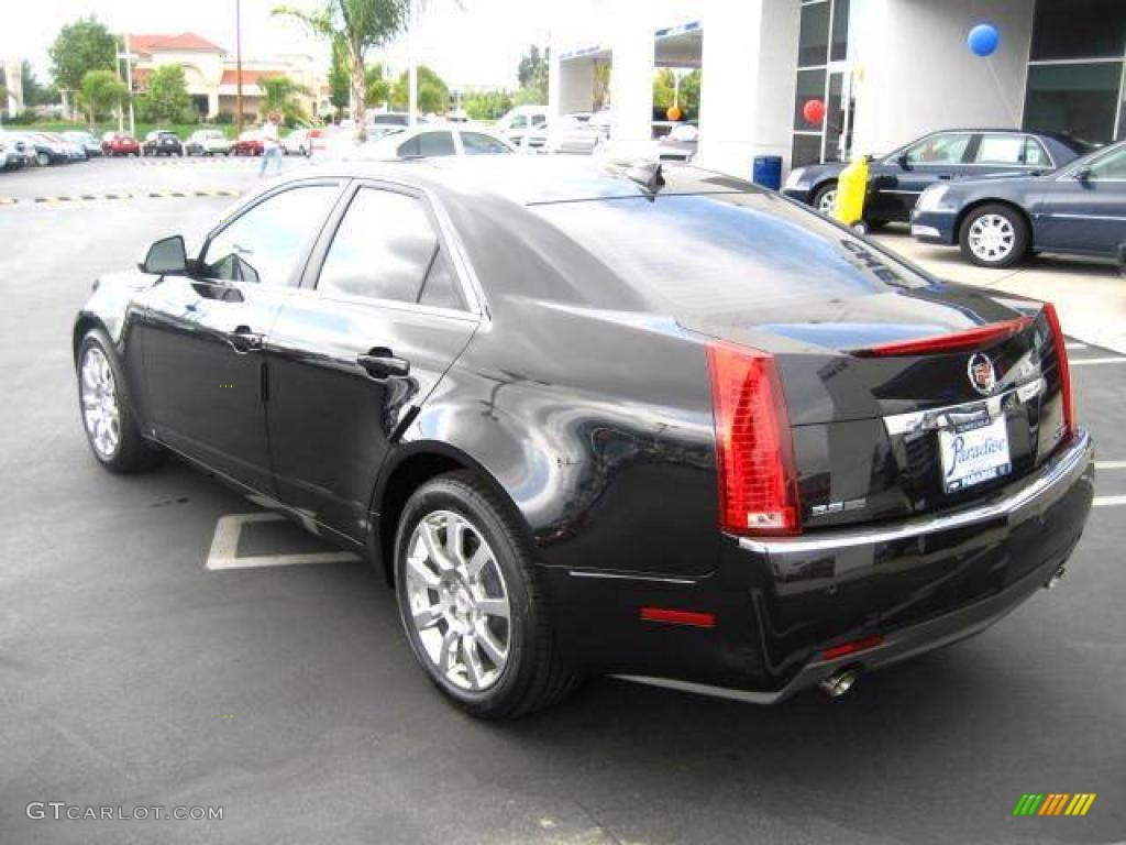 2009 CTS Sedan - Black Raven / Cashmere/Cocoa photo #2
