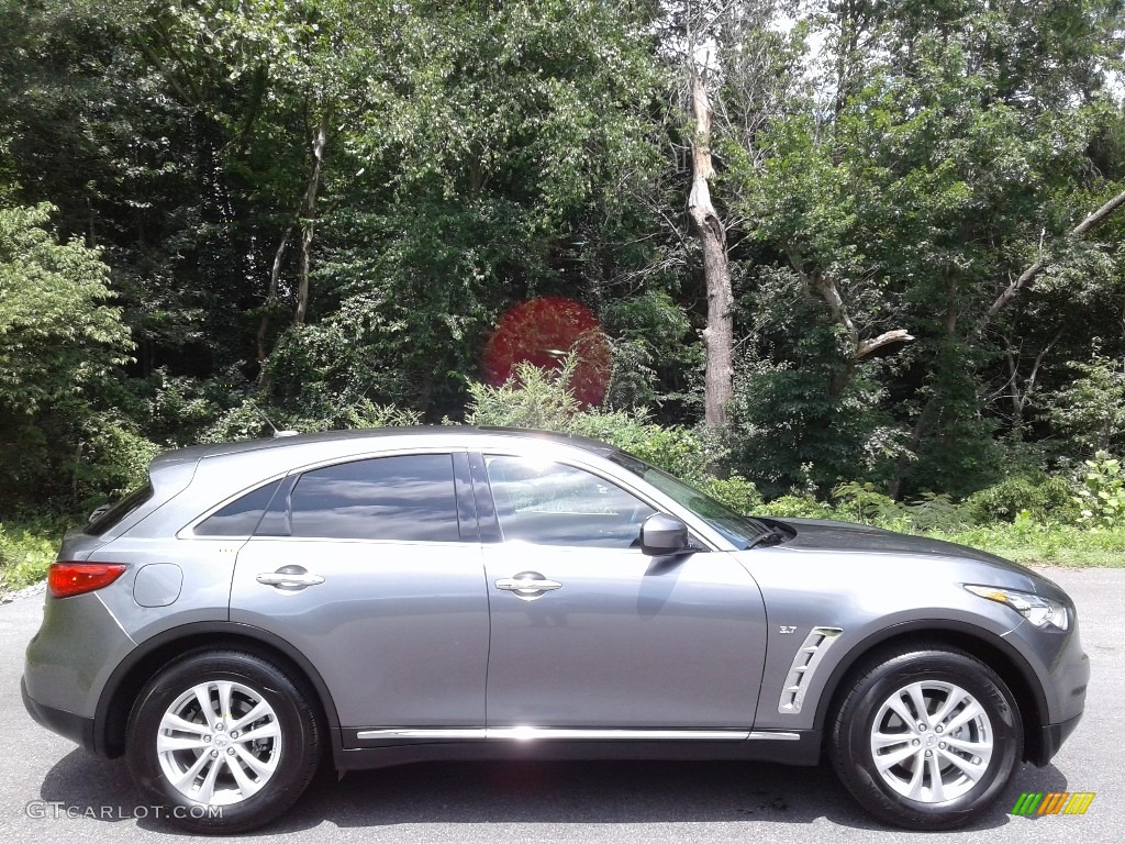 Graphite Shadow 2017 Infiniti QX70 AWD Exterior Photo #139064817