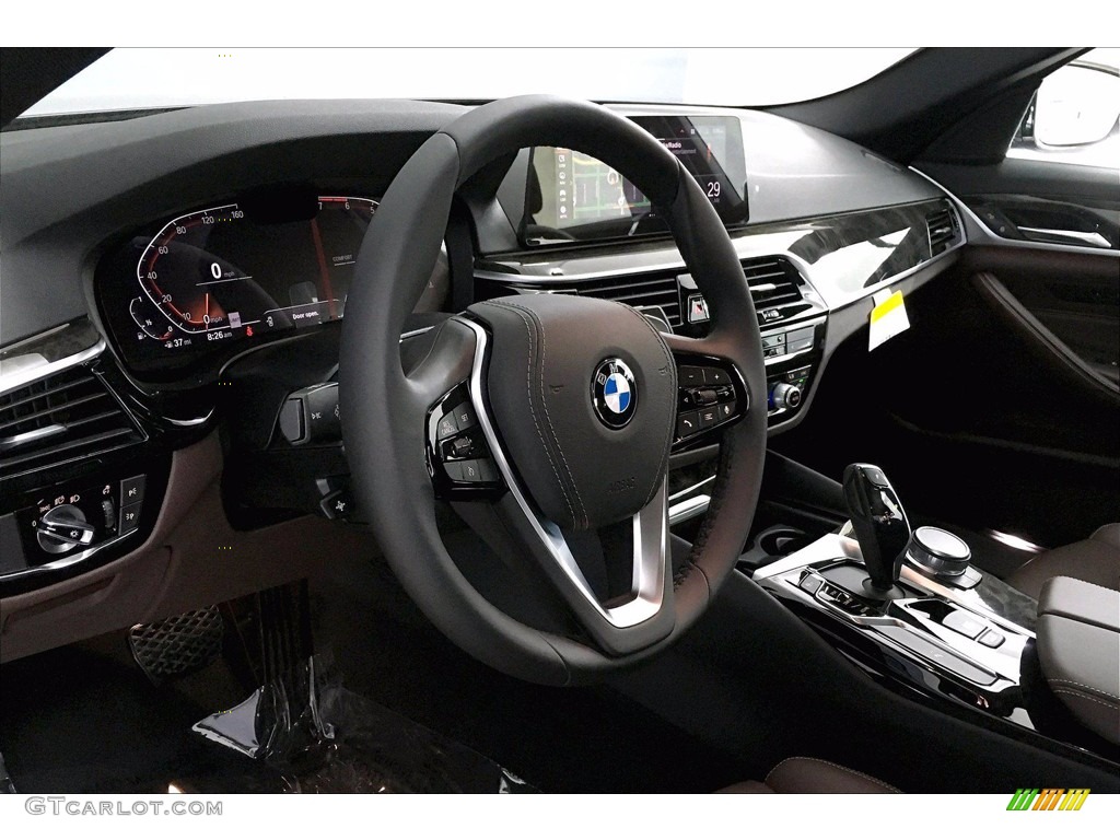 2020 5 Series 530i Sedan - Dark Graphite Metallic / Mocha photo #7